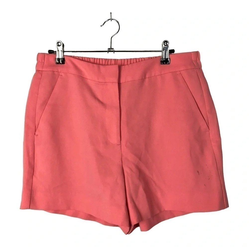 J. Crew Coral Pull On‎ Drapey Crepe Shorts 10